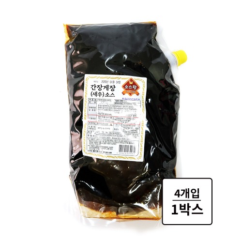 현진식품 간장게장 소스 2.5kgX4개 1박스